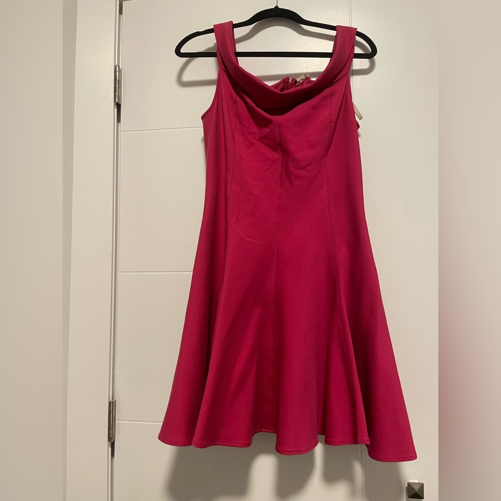 BNWT Halston Heritage Deep Pink Dress